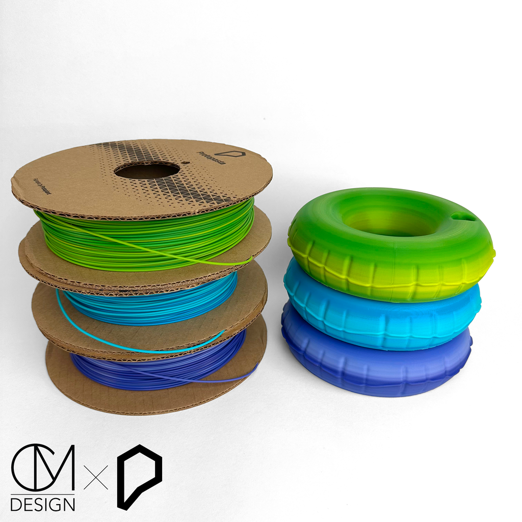 Nebula Multicolor HTPLA  Color Transition PLA Filament – Protoplant,  makers of Protopasta