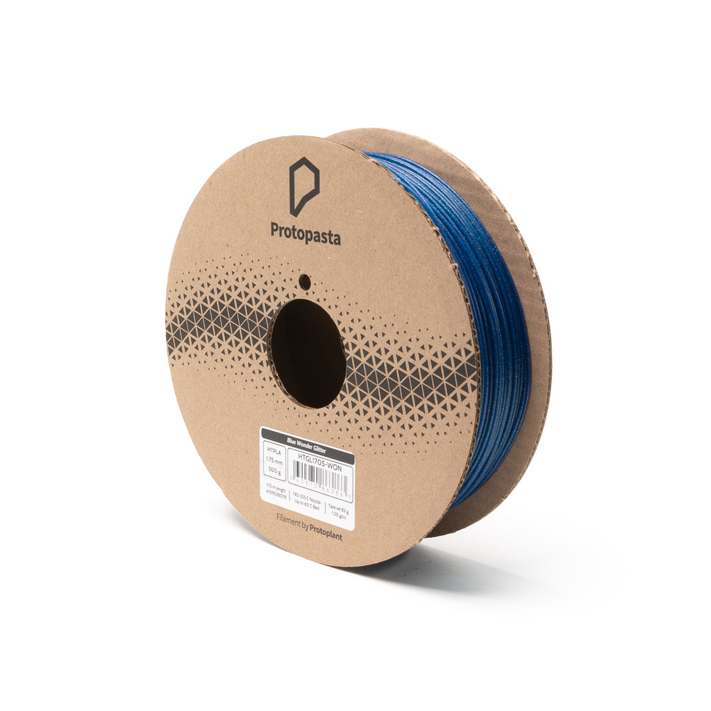 Blue Wonder HTPLA  Metallic Blue PLA Filament – Protoplant, makers of  Protopasta