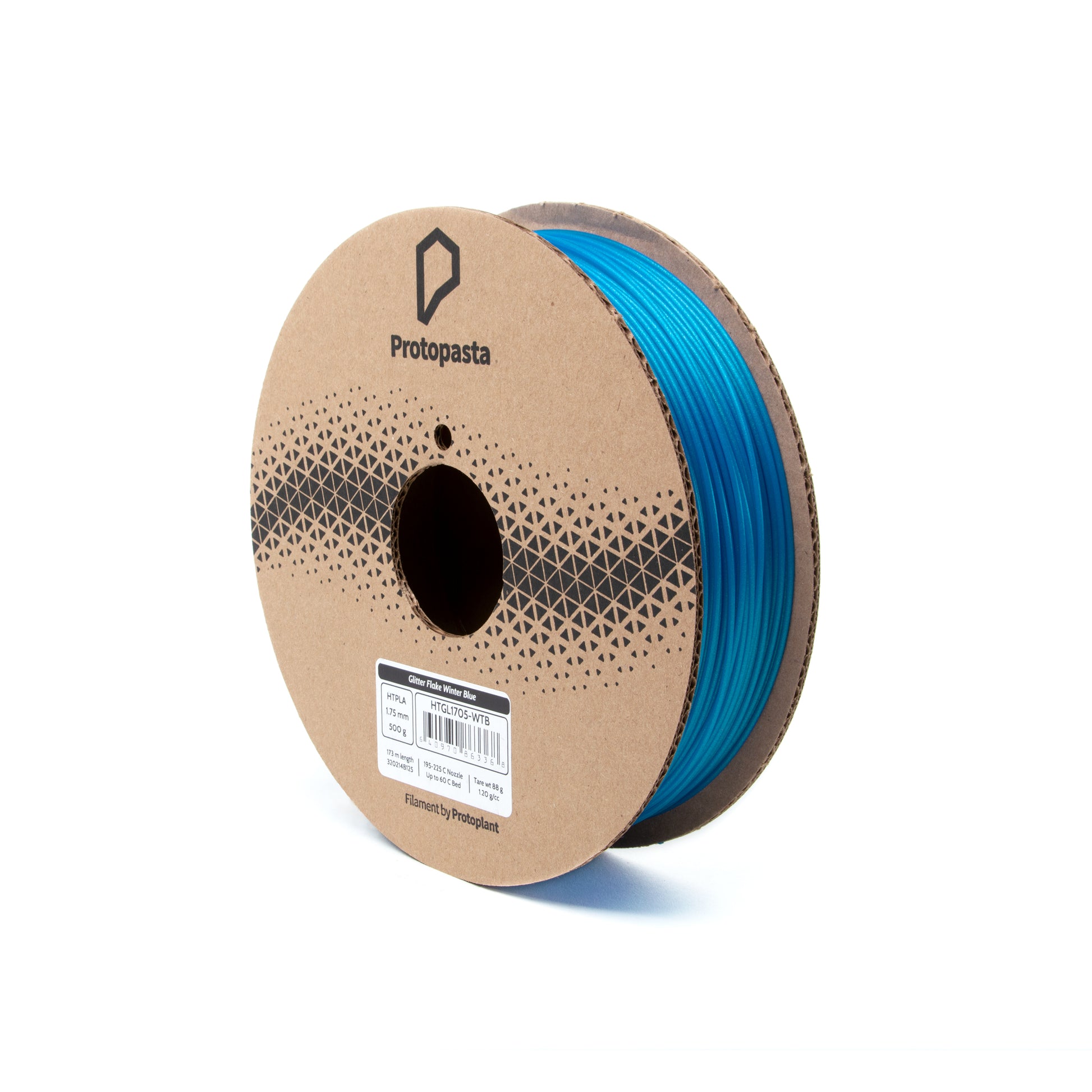 Winter Blue Glitter Flake HTPLA