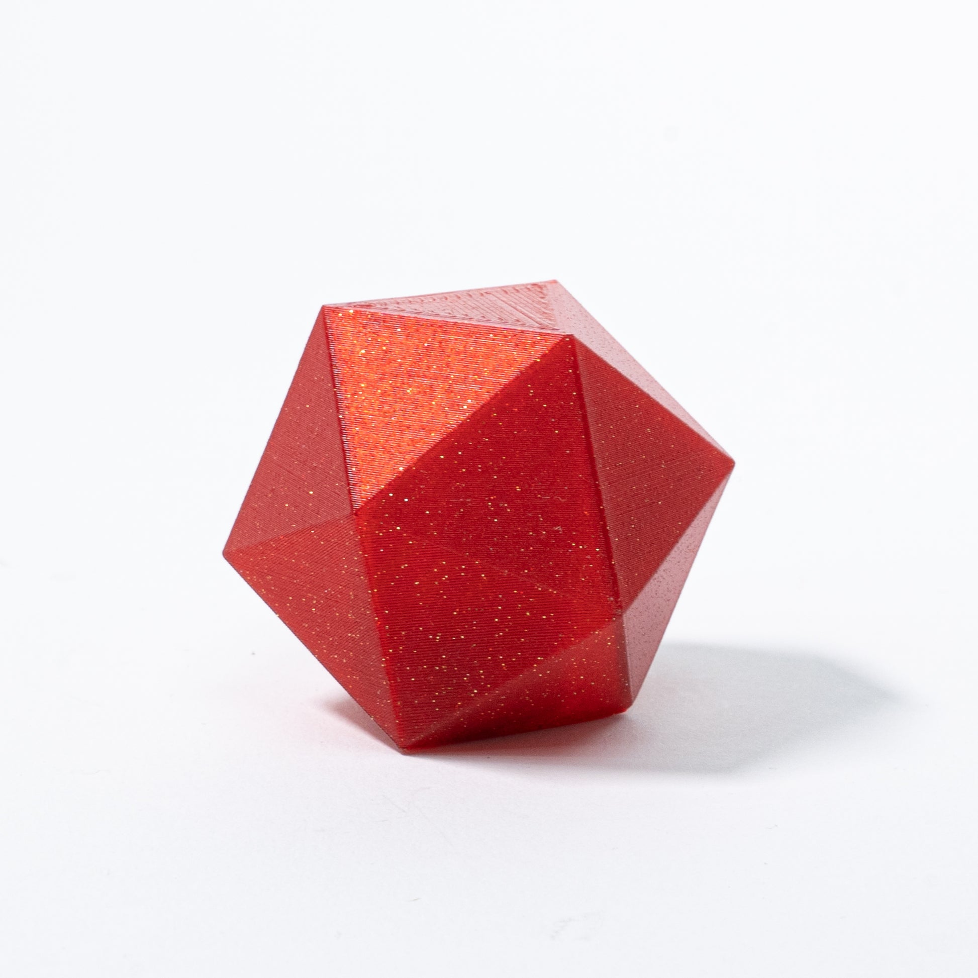 Fleck 'n Fire Red Glitter HTPLA