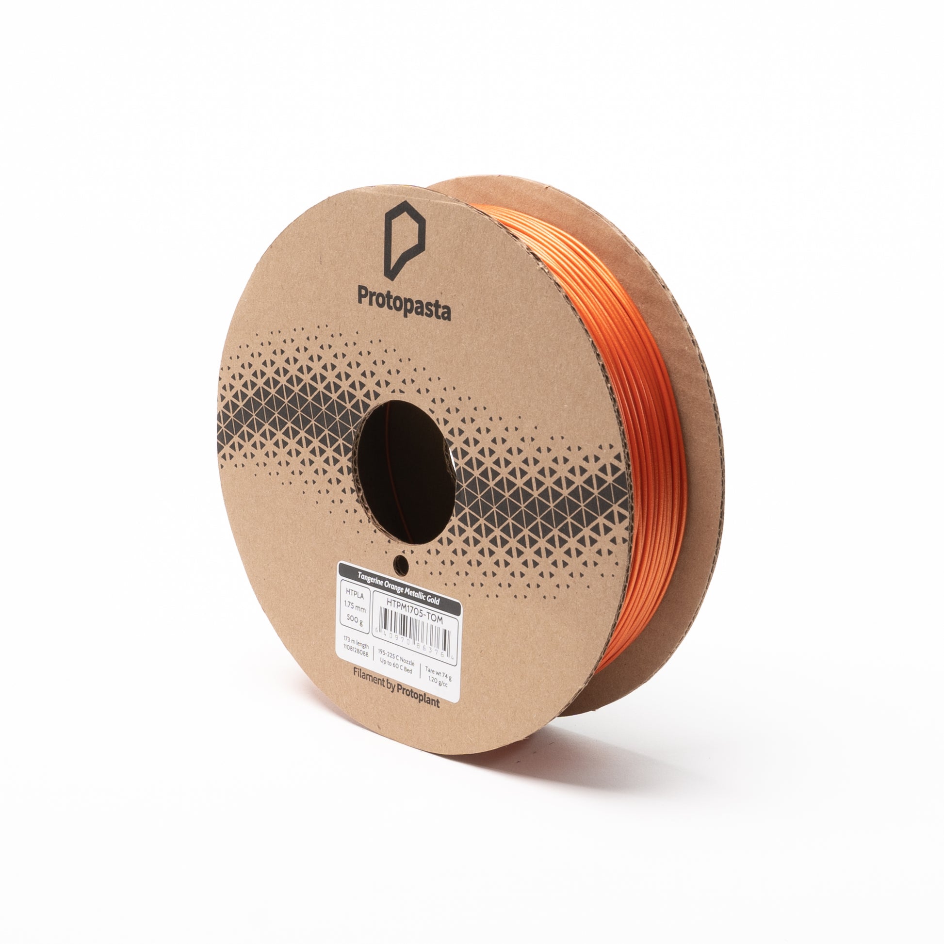 Tom's Tangerine Orange Metallic Gold HTPLA
