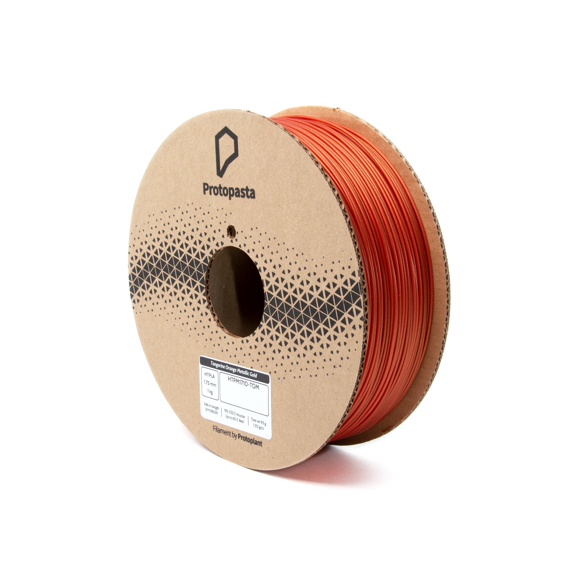 Tom's Tangerine Orange Metallic Gold HTPLA
