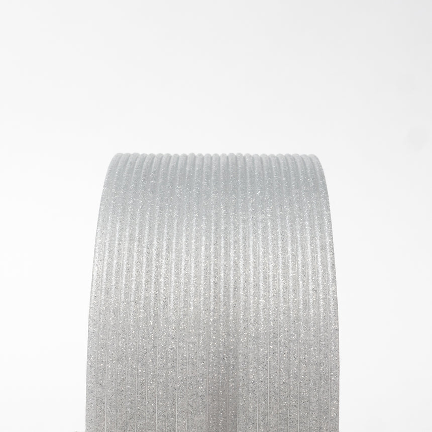 Stardust PETG Silver Sparkly Glitter PETG Filament Protoplant